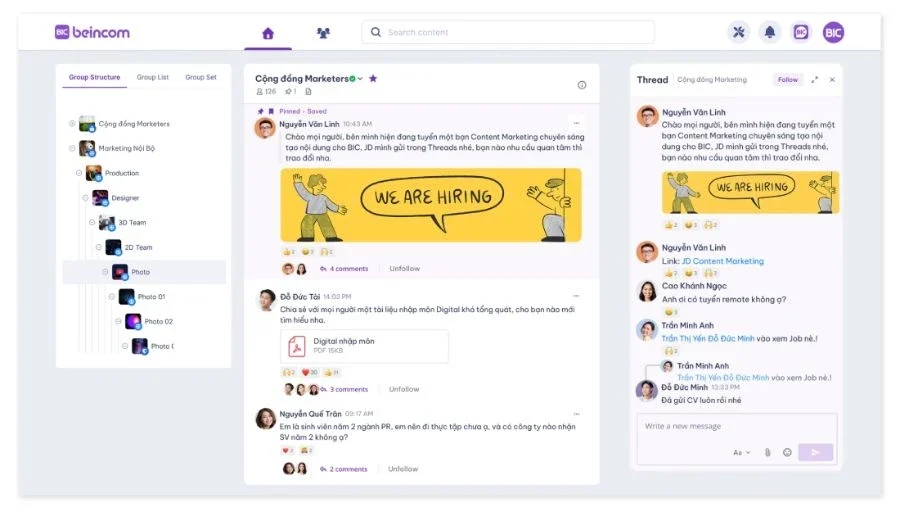 BIC Chat là gì? Khám phá công cụ trò chuyện mạnh mẽ của Beincom! Giao Diện Thân Thiện Với Người Dùng Của BIC Chat
