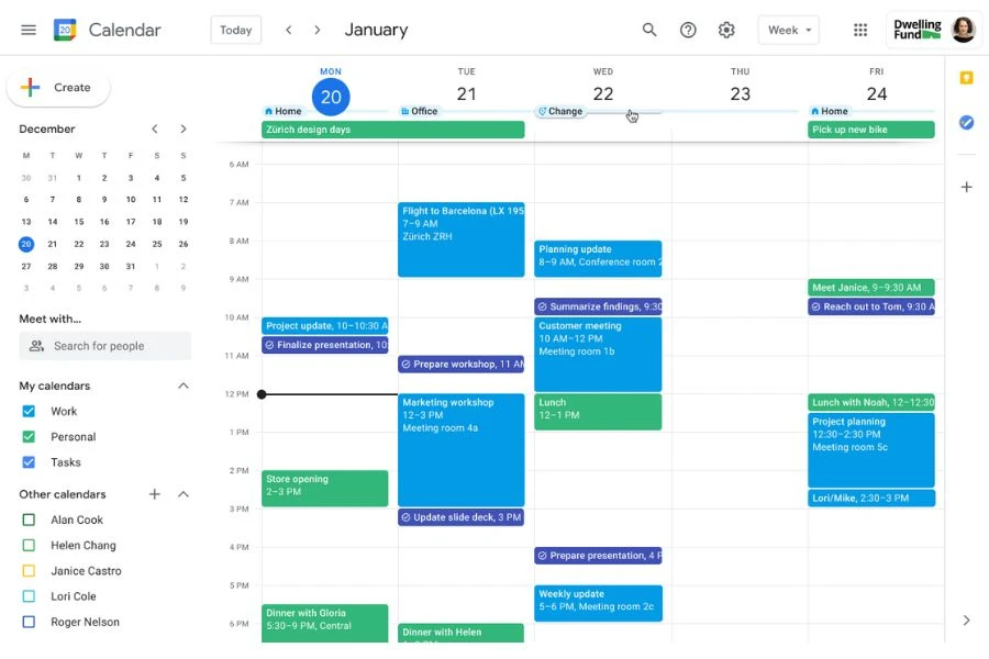 Top 7 Công Cụ Quản Lý Thời Gian Tăng Năng Suất Cao Nhất Miễn Phí Google Calendar là Công Cụ Quản Lý Thời Gian Miễn Phí Phổ Biến