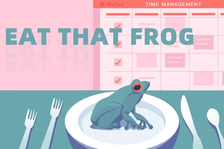 Eat That Frog Là Phương Pháp Quản Lý Thời Gian Bằng Việc Bắt Đầu Với Công Việc Khó Nhất