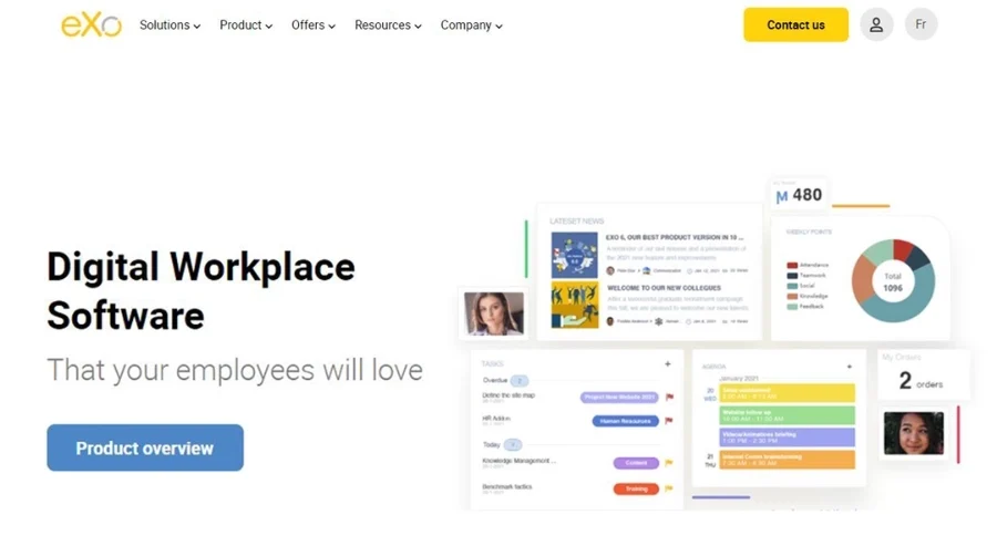 eXo Platform is an open-source digital workplace solution