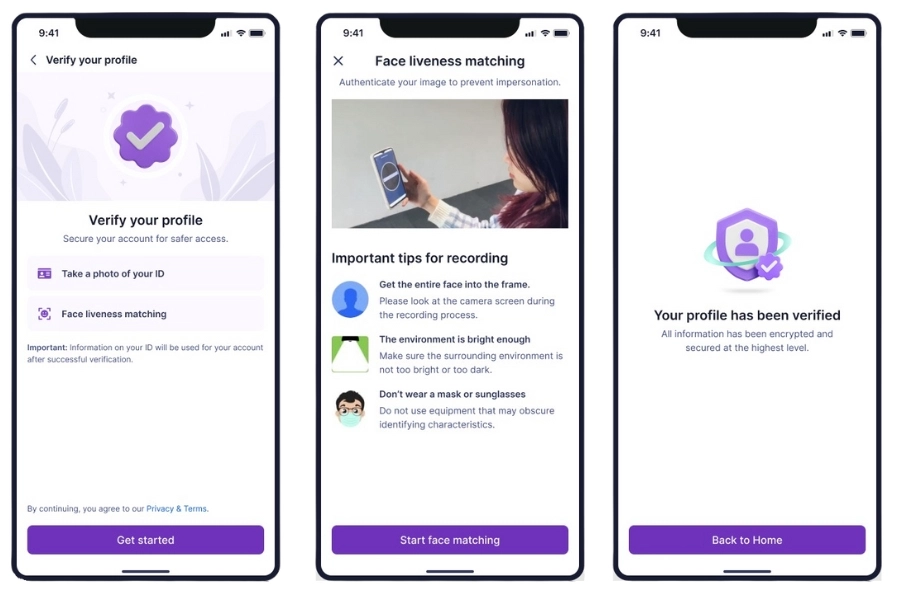 Quá trình KYC trên Beincom diễn ra an toàn, minh bạch và tuyệt đối bảo mật