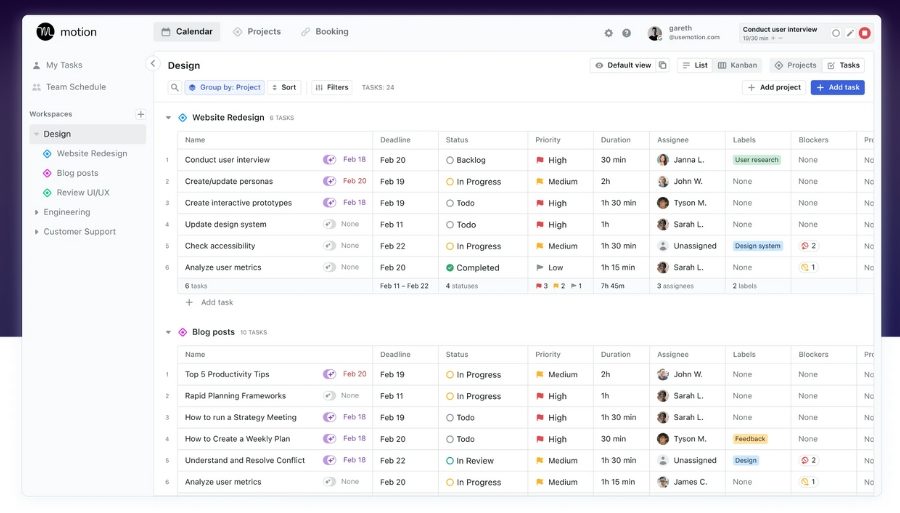 18+ Best AI Tools Every Team Needs to Work Smarter Best for: Automated daily scheduling, calendar blocking, task prioritization