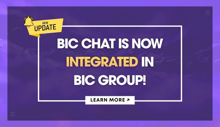 BIC Chat is now integrated in BIC Group