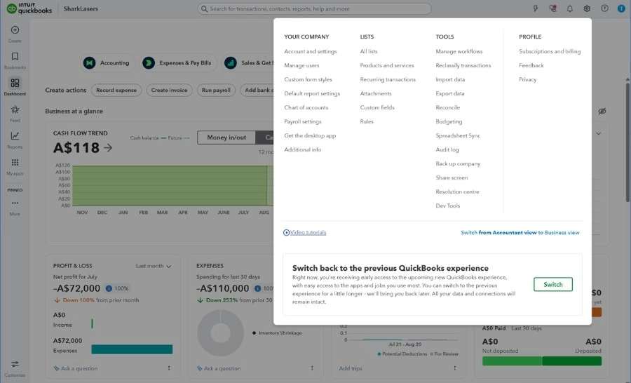 QuickBooks Online