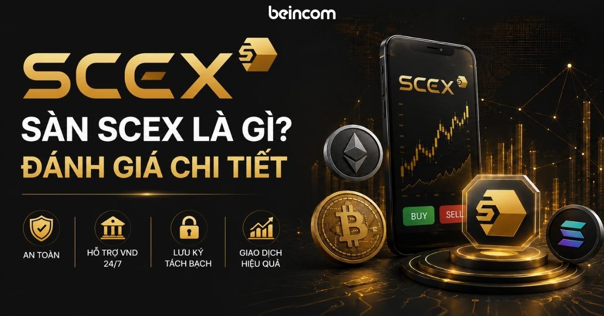Tìm hiểu SCEX – Sàn crypto được Sacombank & LPBank hậu thuẫn